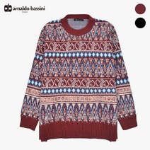 아날도바시니 [아날도바시니] 자가드 에스닉 니트 풀오버 AU01KP14M 뉴코아울산성남점