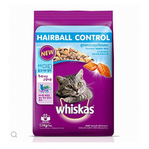 고양이 사료 위스카스 헤어볼 치킨&튜나 (1.2kg), 2개