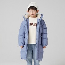 인디고키즈 가볍고 깔끔 심플한 공용롱다운점퍼 ikjd22n01 라이트블루 53%세일