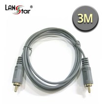 랜스타 RCA 컴포지트 영상 케이블 1RCA(M) (M)-길이6종, LS-1RCA-MM-3M 1RCA