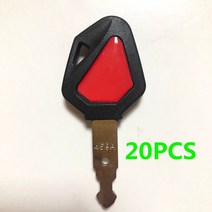 레드 점화 로고 키 459A 쿠보타 스키드 스티어 트랙 로더 및 미니 굴삭기 키 20 개, 한개옵션0