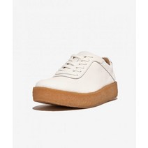 FITFLOP 랠리 여성 레더 스니커즈 화이트 RALLY TUMBLED-LEATHER CREPE SNEAKERS GL9-194 294039