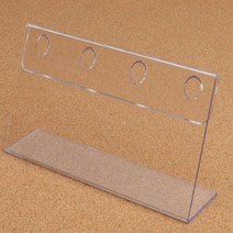 투명 탁상 아크릴 삼각 이름표 꽂이 높이80MM 5종택1, 150x80mm