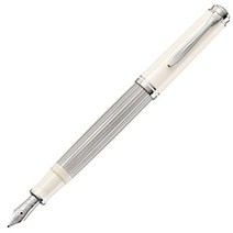 펠리칸 클래식 만년필 M405 실버 화이트, F