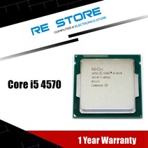 i54690 인텔 코어 i5 4570 프로세서 쿼드코어 3.2GHz LGA 1150 데스크탑 cpu 중고, 한개옵션0