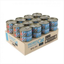 프로베스트 캣 캔 푸드 참치와치어 80g x24개 (set), 단품