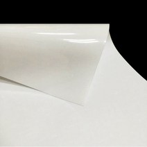 백색매트필름 PET필름 반투명/원착 잉크젯용 인쇄필름 특수필름 비접착 0.12T/0.188T 914mmx3M, 백색매트 0.188T(188mic) 914mmx3M