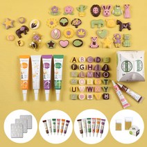 3종세트 초콜릿 만들기세트 우리 농산물로 만든 초코펜 파티 빼빼로 초콜릿 선물 집들이, 몰드 3종(과일, 꽃, 한글) + 초코펜 20g x 6종 + 100g x 6종 + 포장비닐 54p + 상자 3p, 1세트