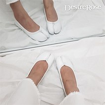 디자이어로즈 디자이어로즈 여성 가죽 족발 라운드 타비슈즈 1cm (7344810)