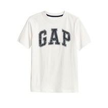GAP 남아용 반소매 로고 티셔츠 태피스트리 네이비