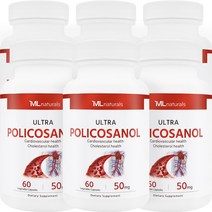 마이라이프 내추럴스 폴리코사놀 50mg 60정 6병, 6개