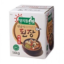 양지뜰 옛날식 찌개용 된장 14kg, 1