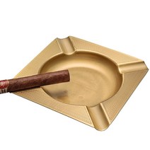 코이바 코히바 쿠바산 시가 재떨이 나무 원목 보관함, 골든