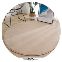 바닥온기 유지 원형 러그 200cm(베이지) 침실 거실 서재