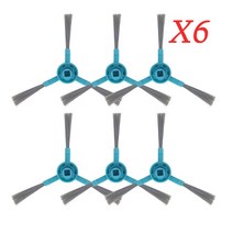 로봇 청소기 필터 걸레Cecotec Conga 3090 3290 3490 3690 4090 5090 식 진공 청소 브러시 ​​액세서리용 사이드 브러시 교체, 라이트 그레이