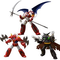 일본 피규어 BANDAI 슈퍼미니프라 진 (체인지!!) 게타로보Vol.2 (3개입) 식완 껌 (진체인지!! 게타로보, One Size_One Color