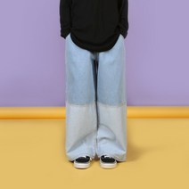 제니베이직 투블럭 데님