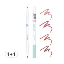 [1+1] 디어메이 2in1 플럼피 립 라이너 0.36g, P03 소프트피치, 1개, P04 브릭우드