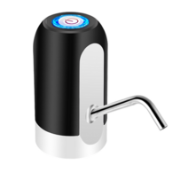 냉온수기 냉수 온수 셀프 소형 미니 정수기 hipicok water bottle pump usb 충전 자동 전기 워터 디스펜서 펌프 병 워터 펌프 자동 스위치 디스펜서, 검은 색, 협력사, 02 Black