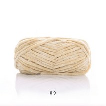 [9월픽]100g / 80M 셔닐 벨벳 원사 뜨개질 양모 두꺼운 따뜻한 크로셰 면화 DIY 핸드 니트 스웨터, 1pc 09