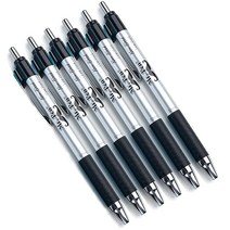 Mr. Pen 번지지 않는 펜 성경 펜 파인 팁 블랙 6개 팩, 한개옵션0