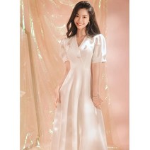 수입 여성 봄 가을 원피스 하객룩 여름 결혼식 40대 키작녀 웨딩촬영 투피스형 트렌치 패션 빅사이즈 아나운서 예복 히피디피