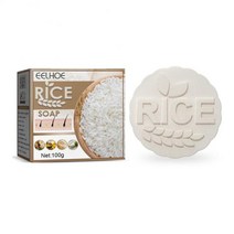 샴푸 바 수제 쌀 비누 물 천연 성분 헤어 모발 성장 스트레이트 곱슬 웨이브, [01] 1pc 100g