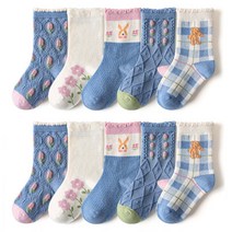 min54 여아용 C엘리스래빗 10족 입체 패션 양말세트