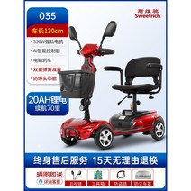 노인전동차 전동 의료용 휠체어 어르신 배터리 충전기 스쿠터 노인, 24V, F 20Ah+60마일+350W모터+비옷+GPS