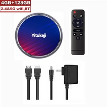 글로벌 미디어 플레이어 셋톱 수신기 안드로이드 12 TV 박스 올위너 H618 2.4G 5G 와이파이 BT5.0, 05 4GB 128GB_04 Au 플러그