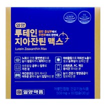 일양약품 루테인 지아잔틴 맥스 60캡슐(2개월), 60정, 2개