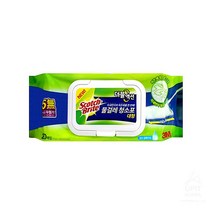 물걸레 청소포 더블액션 대형 20매, 1