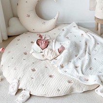미끄럼 방지 침실 거실 러그 카펫 80CM 곰 신생아 크롤링 매트 어린이 방 패드 부드러운 두꺼운 면화 라운드 카펫 바닥 깔개 지퍼 이동식