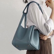 [당일발송] 소가죽 모던헤더백 DIY 키트 (+온라인영상), 블루