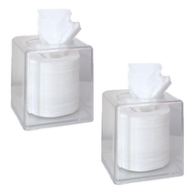 리빙준 아크릴 티슈케이스, 2개