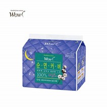 와우 생리대 순면커버 슈퍼롱 오버나이트 중형 고급 순면 제약회사 고기능성 대용량 생리대 흡수력 피부 트러블