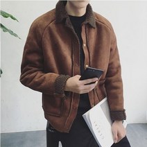 남성 따뜻한 겨울 무스탕 자켓 겨울 카라 폴라폴리스 기모한방 루즈핏 기모 코트남 가후기차 점퍼