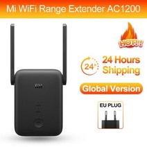 무선라우터호환샤오미 글로벌 버전 mi WiFi 범위 확장기 AC1200 2.4GHz 및 5GHz 대역 1200Mbps 이더넷 포, 01 GB AC1200_04 Add UK Plug