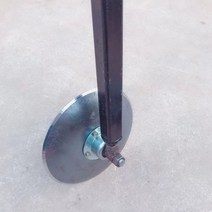 디스크 원판 쟁기 비닐씌우는기계 원형 멀칭기 동력기, 원반 지름 33cm + 사각기둥