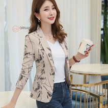오르난 여성 가을 프린트 정장 자켓 600111584198