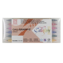 ZIG 캘리그래피 전용펜 6색 세트, MS-3500, 2세트