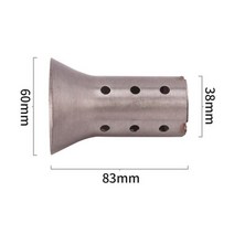 오토바이 머플러 소음기 마후라 50.8mm 60mm 요시무라 배기 이스케이프 모토 메탈 촉매 DB 킬러 스즈키 혼다 야마하 Dit 자전거, Type-C 60mm