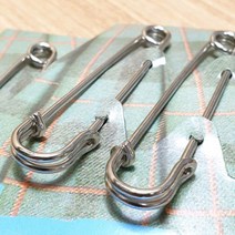 독일 2P대형옷핀 브로치 침대옷핀 이불옷핀, 독일침대핀 2p세트 (노), 2개