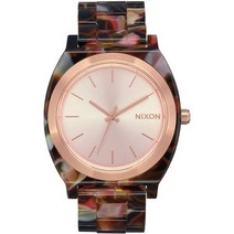 NIXON Time Teller 아세테이트 100m 방수 여성용 아날로그 패션 시계(37mm 시계 페이스 20mm 밴드) Time
