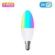 스마트 전구 조명 IOT CORUI-Tuya E14 와이파이 지그비 유럽 RGB LED WW 램프 라이프 앱 지원 알렉사 구글 홈 앨리스, [01] WiFi, 01 WiFi version, 01 WiFi version