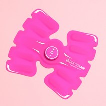 닥터에어 엑사패드10 EMS-002 저주파 복근 마사지기, EMS-002/핑크