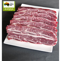 호주산 LA갈비 꽃갈비 GF등급 곡물비육 원육 3kg [냉동], 1개