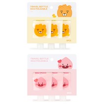 카카오 LF 여행용 액체 용기 튜브세트 30ml 3P 3개입, 리틀라이언