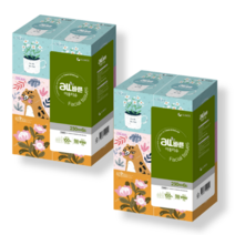 천연 2겹 미니 미용티슈 무형광 230매x6입x2팩(총12개)