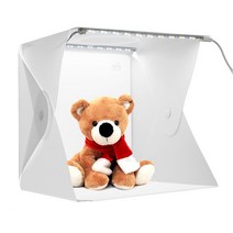 40cm 큐브 대형 소프트박스 LED바 내장형 배경천 4종, 40큐브 led 포토박스